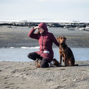 Nicki monitoring Kasilof River with Riley Spring 2022.jpg